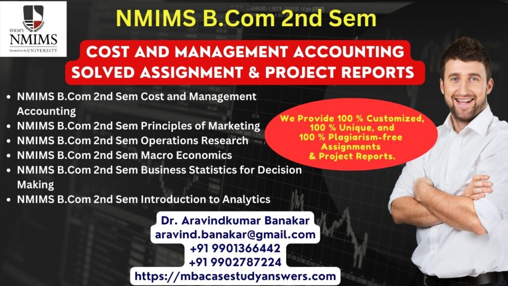 How to get a ready-made NMIMS B.Com Cost and Management Accounting Assignment