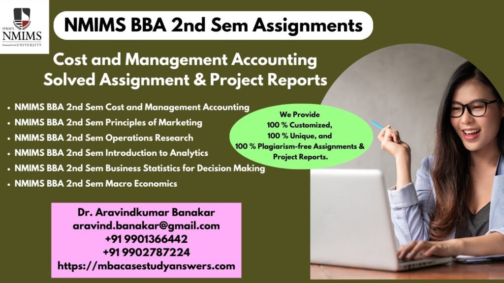 How to get a ready-made NMIMS BBA Cost and Management Accounting Assignment