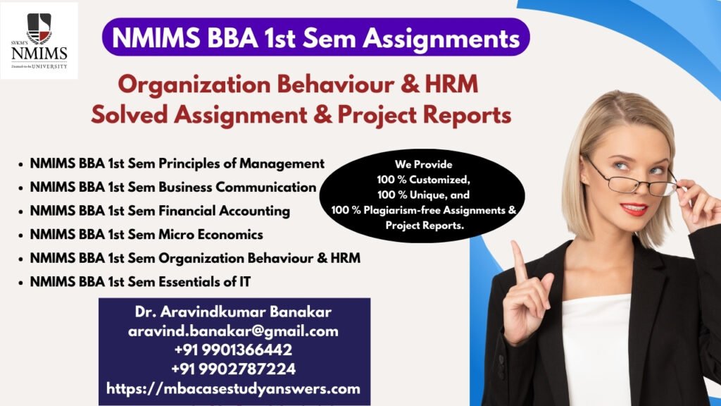 How to get a ready-made NMIMS BBA Design Thinking Assignment