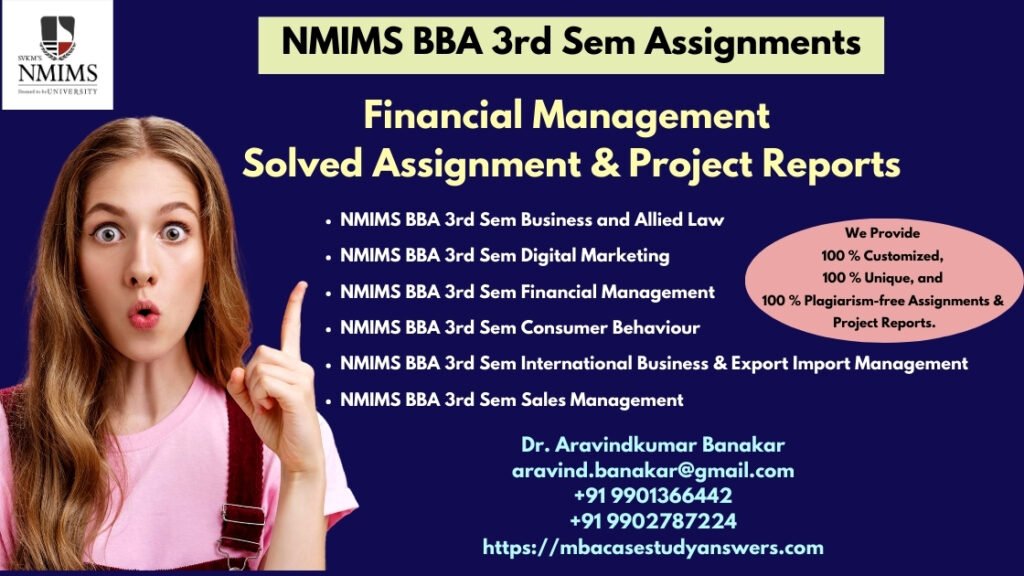 How to get a ready-made NMIMS BBA Financial Management Assignment