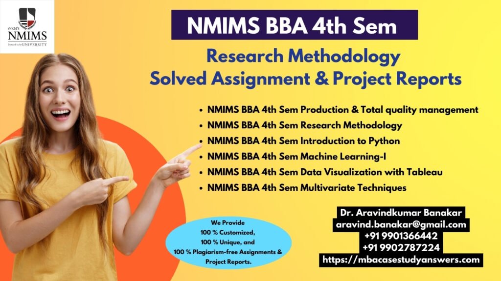 How to get a ready-made NMIMS BBA Research Methodology Assignment