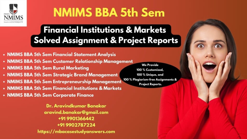 How to get a ready-made NMIMS BBA Financial Statement Analysis Assignment